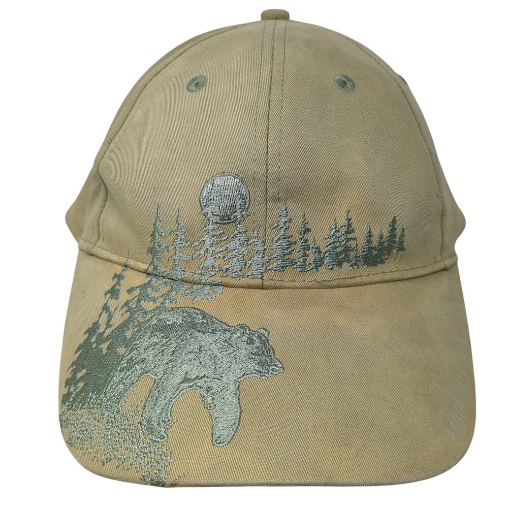 Polar Graphics USA Slideback Baseball Cap Green One Size Adjustable Embroidered